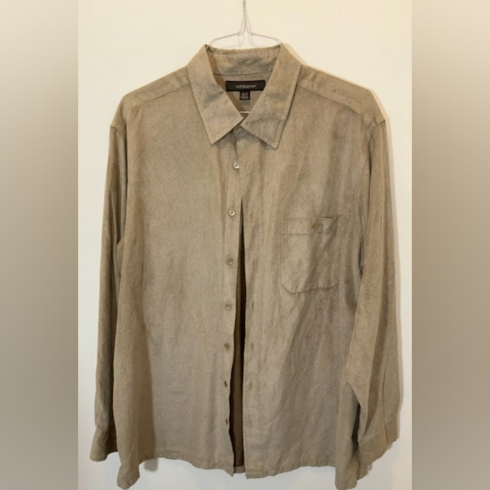 Croft & Barrow Long Sleeve Casual Button Down Shirt XLT